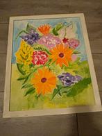 Kunstwerk: Bloemenstilleven, Antiek en Kunst, Ophalen of Verzenden