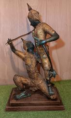 Verguld brons Boeddha, prins Rama. Verhaal uit de Ramayana., Ophalen of Verzenden