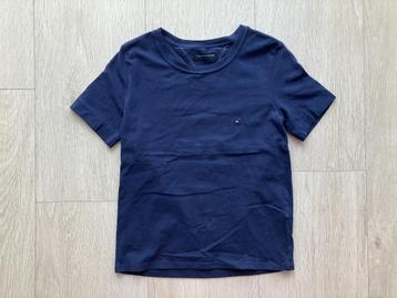 * NIEUW Tommy Hilfiger Shirt Shirtje, Donkerblauw, Mt. 116 * beschikbaar voor biedingen