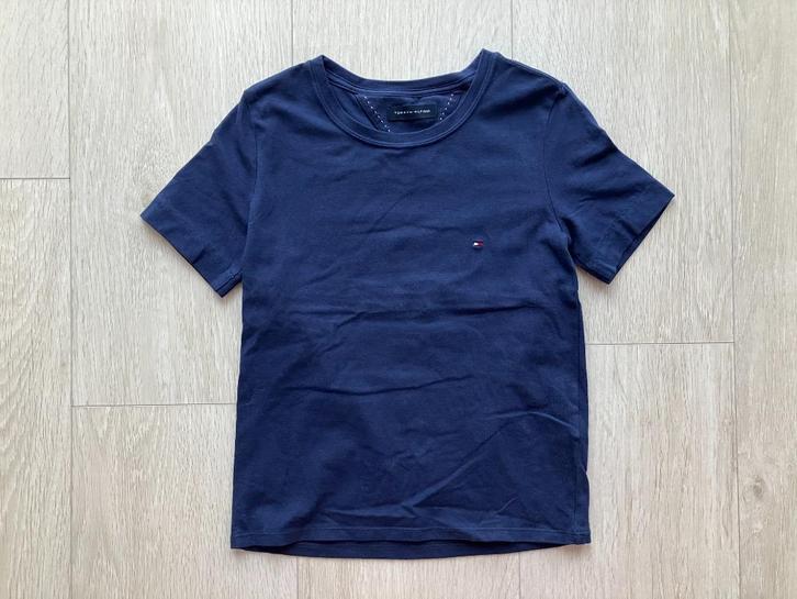 * NIEUW Tommy Hilfiger Shirt Shirtje, Donkerblauw, Mt. 116 *, Kinderen en Baby's, Kinderkleding | Maat 116, Nieuw, Jongen, Shirt of Longsleeve