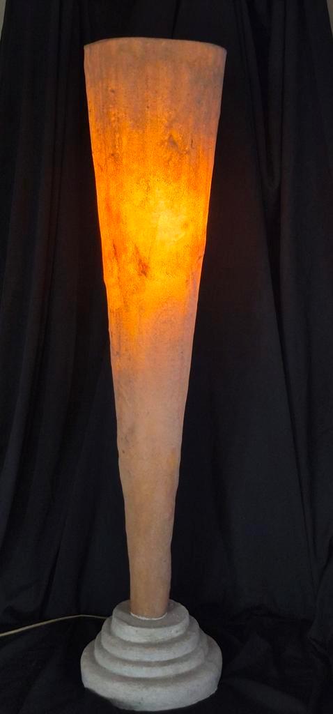 Prachtige sfeervolle vloerlamp jaren 90 lamp 120cm hoog, Huis en Inrichting, Lampen | Vloerlampen, Zo goed als nieuw, 100 tot 150 cm