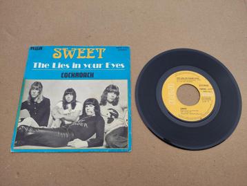 Single: Sweet - The Lies In Your Eyes (1975) France beschikbaar voor biedingen