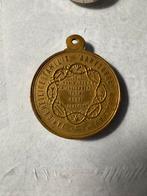 Oude religieuze medaille - Heilige Familie, Ophalen of Verzenden