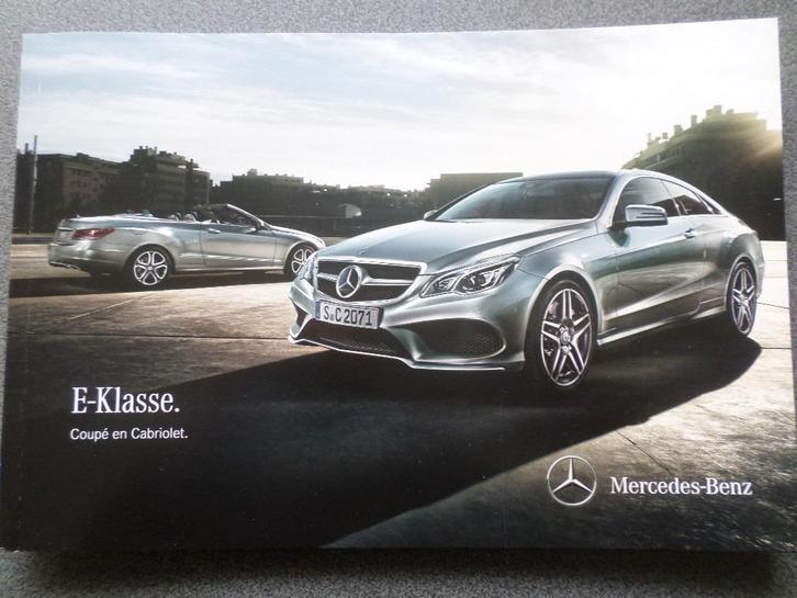 Mercedes E Coupe & Cabrio 2013 2014 Brochure, Boeken, Auto's | Folders en Tijdschriften, Zo goed als nieuw, Mercedes, Verzenden