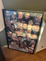 Hiphop Iconen Poster Ingelijst, Huis en Inrichting, Ophalen, Zo goed als nieuw, Foto of Poster, Oorspronkelijke maker