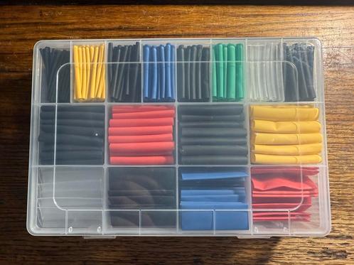Krimp kous Assortiment doos 580 stuks., Doe-het-zelf en Verbouw, Elektra en Kabels, Nieuw, Overige typen, Ophalen of Verzenden