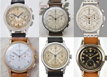 Verzamelaar zoekt Longines, Movado, Universal Geneve horloge beschikbaar voor biedingen
