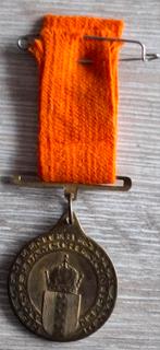 Draagpenning Juliana & Bernhard 1939, Ophalen of Verzenden, Brons, Nederland