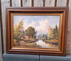 Vintage schilderij | A. Lats, Ophalen of Verzenden