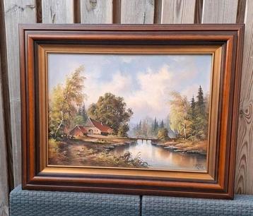 Vintage schilderij | A. Lats  beschikbaar voor biedingen