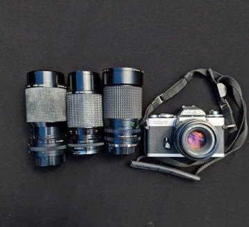 Minolta XD7 + 4 lenzen – Analoge camera set beschikbaar voor biedingen