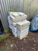 Metselstenen kalkzandsteen blokken gratis 10 en 7 cm dik, Doe-het-zelf en Verbouw, Metselstenen, Ophalen, Zo goed als nieuw, Bakstenen