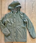 Gevoerde regenjas HEMA 146-152 (158) mint grijsgroen, Meisje, Ophalen of Verzenden, Zo goed als nieuw, Hema