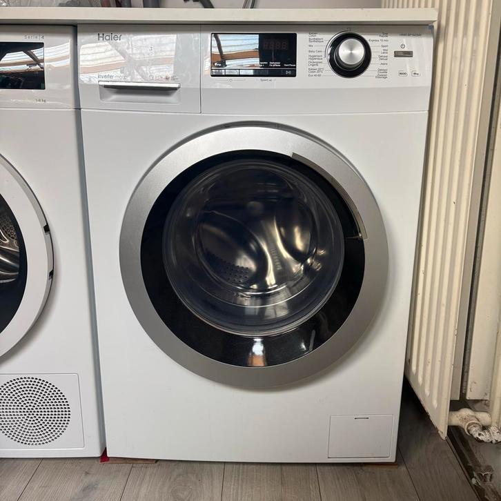 Haier 8kg Wasmachine - HW80BP16636N, Witgoed en Apparatuur, Wasmachines, Gebruikt, Voorlader, 8 tot 10 kg, 85 tot 90 cm, 1200 tot 1600 toeren