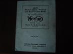 Norton model 88 , 99,  ES2 & 50 1959 instruction book, Motoren, Overige merken