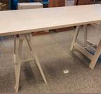 Nieuw! Eetkamertafel met scharen / wit, Huis en Inrichting, Ophalen, Nieuw