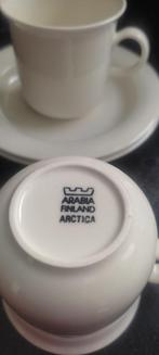 Set Arabia Arctica kop en schotel (of 6 stuks), Verzenden, Nieuw, Overige stijlen, Kop(pen) en/of Schotel(s)