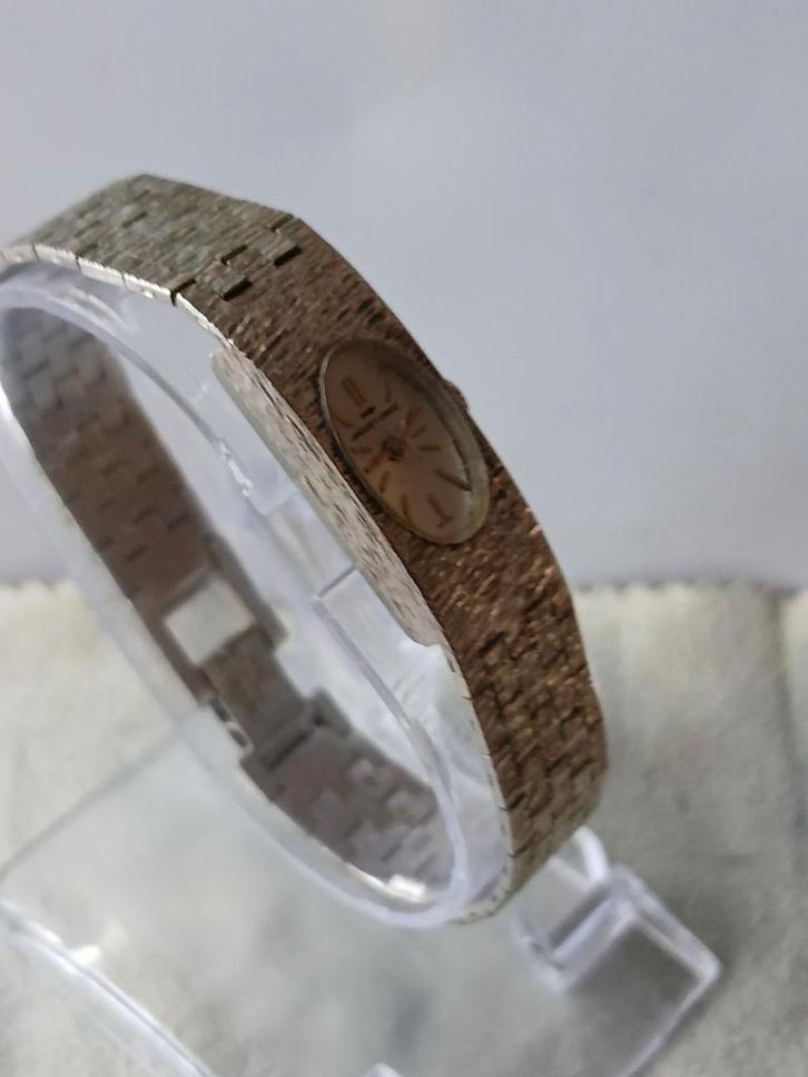 Jacquet Droz Gouden Vintage Dameshorloge, Sieraden, Tassen en Uiterlijk, Overige Accessoires, Zo goed als nieuw, Ophalen of Verzenden