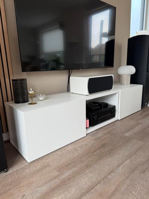 IKEA BESTÅ TV-meubel - 180x40x38 - wit, Huis en Inrichting, Kasten | Televisiemeubels, Zo goed als nieuw, Minder dan 100 cm, 150 tot 200 cm