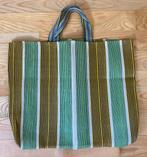 Draagtas geweven nylon gestreept uit India nieuw, Sieraden, Tassen en Uiterlijk, Tassen | Damestassen, Ophalen of Verzenden, Nieuw