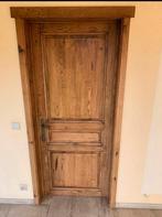 Eiken volle deuren, Doe-het-zelf en Verbouw, Deuren en Horren, Ophalen, Gebruikt, 80 tot 100 cm, Binnendeur
