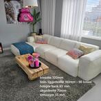 lounge hoekbank met salontafel, Huis en Inrichting, Banken | Bankstellen, Ophalen, Gebruikt, Hoekbank, Driepersoons
