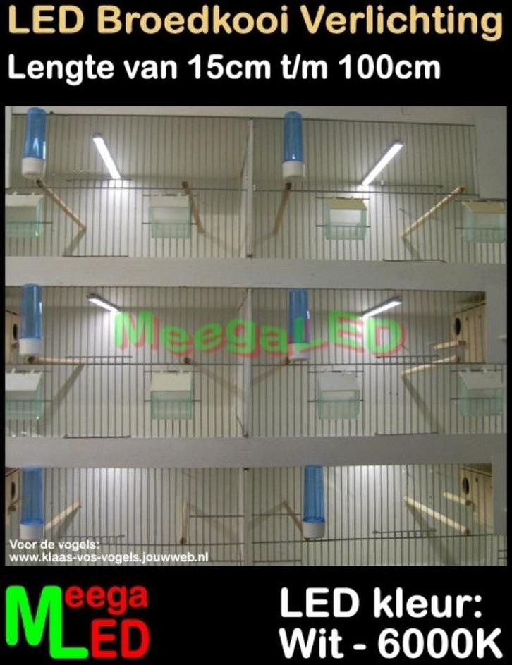 LED profiel SET 10x 15cm WIT Broedkooi Kweekkooi Vogelkooi, Dieren en Toebehoren, Vogels | Hokken en Kooien, Nieuw, Broedkooi of Kweekkooi