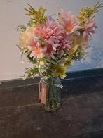 Bloemstuk in vaas - decoratief, Ophalen of Verzenden, Gebruikt, Binnen