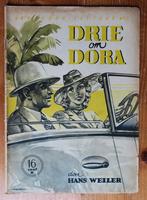 Hans Weiler: Drie om Dora ( Avonduur-Lectuur 27 uit 1941 ), Boeken, Ophalen of Verzenden, Gelezen