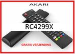 Vervangende afstandsbediening voor de RC4299X van AKARI., Nieuw, Ophalen of Verzenden