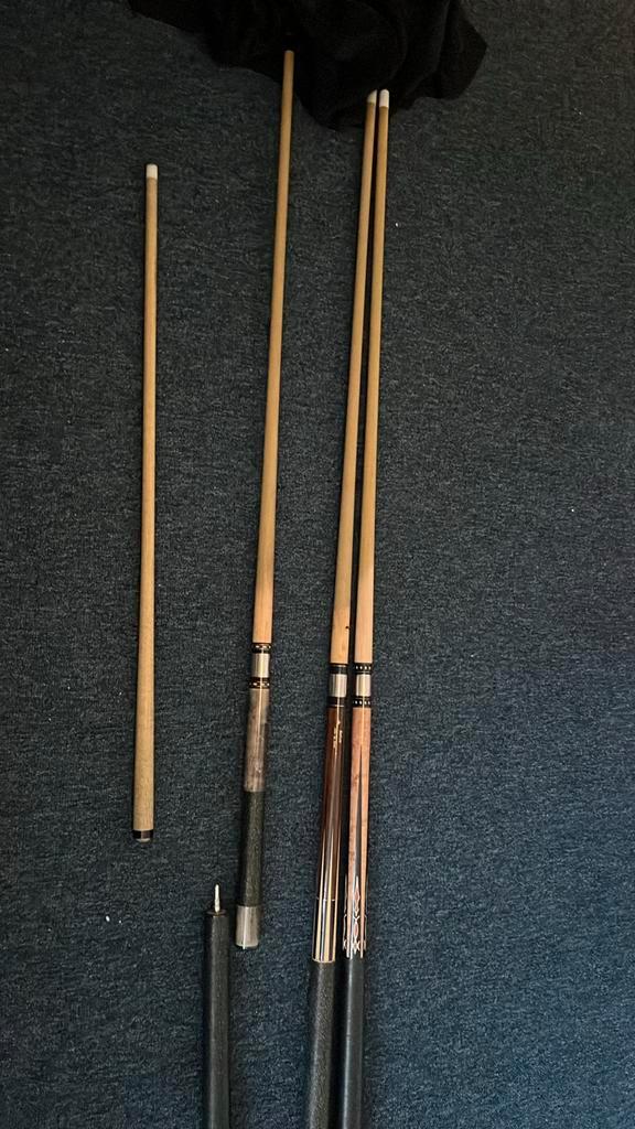 Biljartkeu Set: Buffalo, Universal + Extra Shaft + koffer, Sport en Fitness, Biljarten en Poolen, Gebruikt, Keu of Ballen, Ophalen