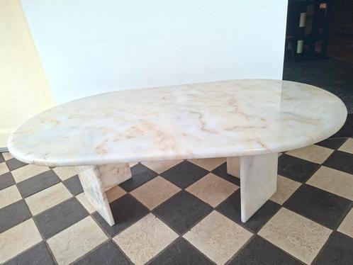 Italiaanse marmeren salontafel, Huis en Inrichting, Tafels | Salontafels, Zo goed als nieuw, Minder dan 50 cm, 50 tot 100 cm, 100 tot 150 cm