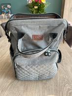 Luiertas rugtas grijs (miss lulu), Kinderen en Baby's, Luiertassen, Ophalen, Zo goed als nieuw