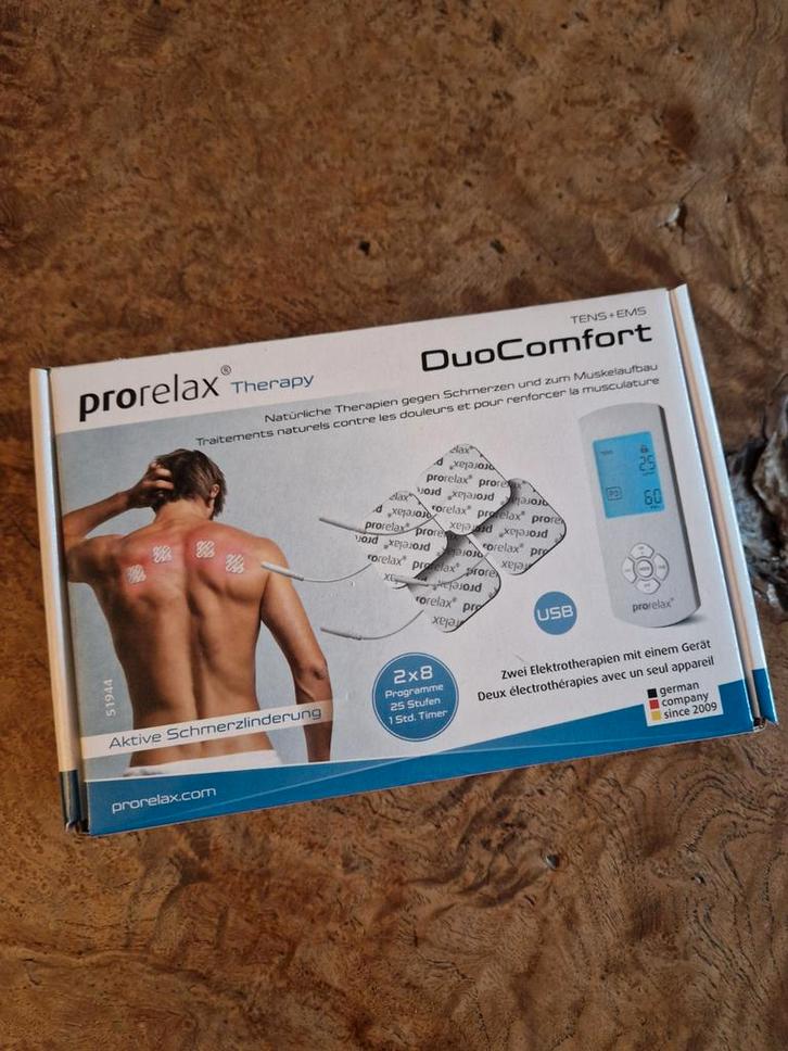 TENS apparaat Prorelax Duo Comfort, Diversen, Verpleegmiddelen, Zo goed als nieuw, Ophalen of Verzenden