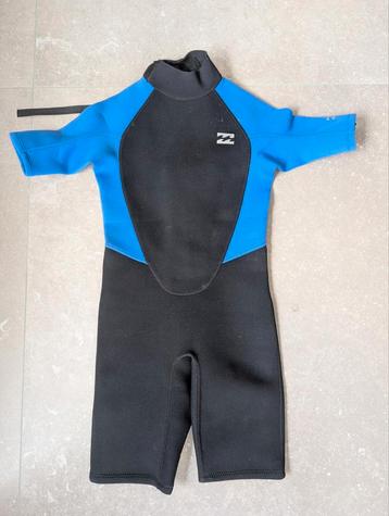 Billabong wetsuit shorty 2/3mm voor lengte 140-147cm/10 jaar beschikbaar voor biedingen
