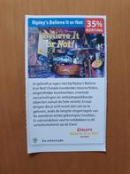 Ripley's Believe It or Not 35% korting maximaal 8 personen, Drie personen of meer, Kortingskaart