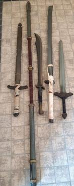 diverse larp wapens en schild, Hobby en Vrije tijd, Ophalen of Verzenden, Gebruikt