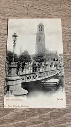 Oude ansichtkaart Zwolle Kamperpoortenbrug, Verzamelen, Ophalen of Verzenden, Voor 1920, Ongelopen, Overijssel