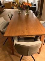 Eettafel oud Engels grenen, Ophalen, Gebruikt, 200 cm of meer, 50 tot 100 cm