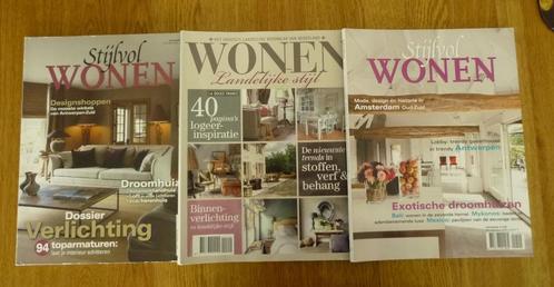 Stijlvol wonen en Wonen Landelijke stijl, Boeken, Tijdschriften en Kranten, Gelezen, Overige typen, Verzenden
