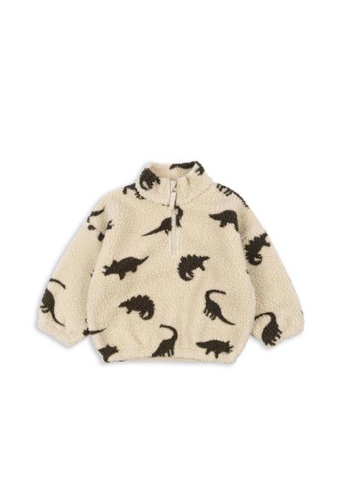 Konges Sløjd Jody Teddy half-zip - Dino Silhouette, Kinderen en Baby's, Babykleding | Overige, Nieuw, Jongetje, Ophalen of Verzenden