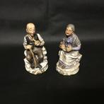 Porseleinen beeldjes opa en oma, Ophalen of Verzenden, Zo goed als nieuw, Mens