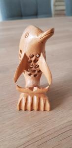 Houtgesneden dolfijn, Antiek en Kunst, Ophalen of Verzenden