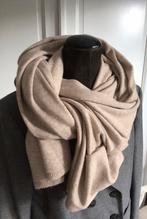 Stoere warme beige gemêleerde shawl, Ophalen of Verzenden, Zo goed als nieuw, Maat 46/48 (XL) of groter, Sjaal