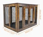 Houten Metalen Hondenbench Solide Luxueus - Zeer mooi! 94 cm, Ophalen of Verzenden, Nieuw