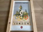 Vintage poster Olympische Spelen 1948, Verzamelen, Ophalen of Verzenden, Gebruikt, Rechthoekig Staand, Sport