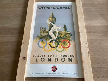 Vintage poster Olympische Spelen 1948 beschikbaar voor biedingen