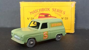 Ford Thames Van Singer moko Lesney Matchbox no59 Pol  beschikbaar voor biedingen
