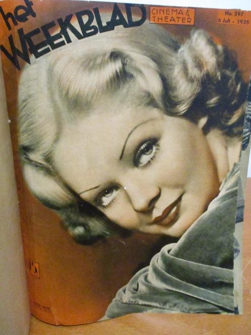 1588 //  weekblad Cinema Theater uit 1935, Antiek en Kunst, Antiek | Boeken en Bijbels, Ophalen of Verzenden