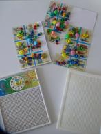 pins mozaiek insteek nopjes + 2 grondplaatjes + voorbeelden, Ophalen, Zo goed als nieuw